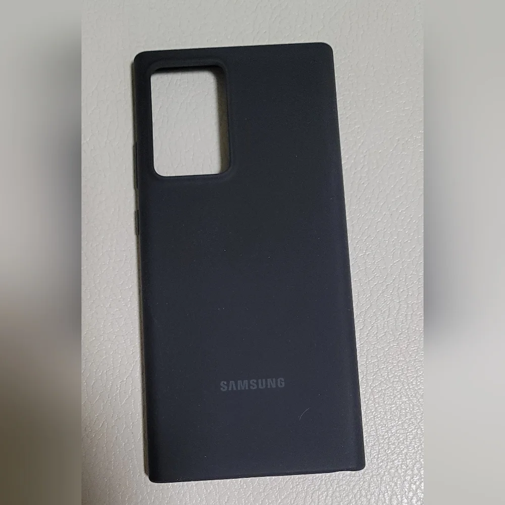 Samsung Galaxy Note20 Ultra 5G Black Silicone Case Genuine - Picture 2 of 4